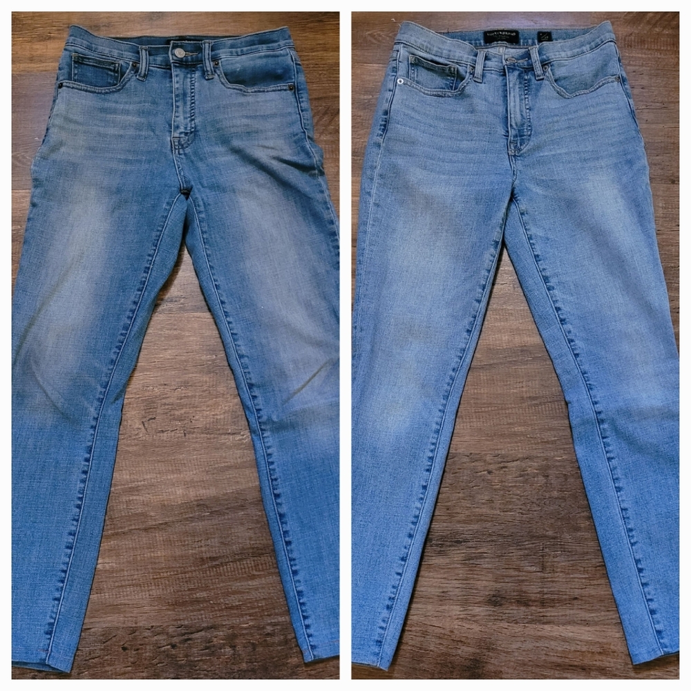 2 Lucky Brand denim jeans ankle and regular size 6/ 28 size 6 28